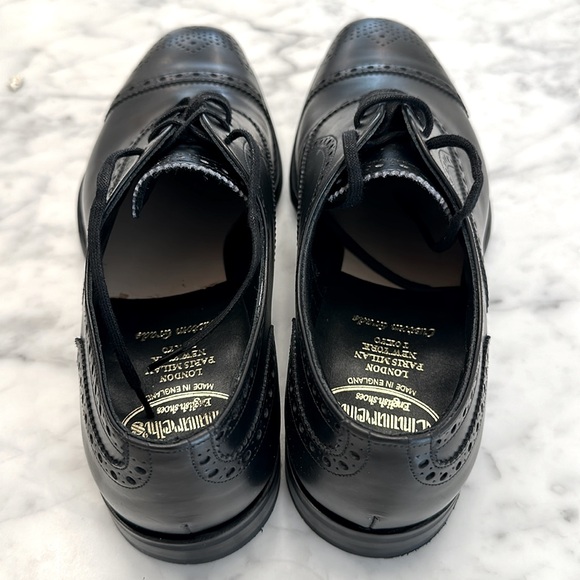 BRAND NEW - Church’s Cap Toe Black Oxfords - Size UK 7 - Picture 6 of 6